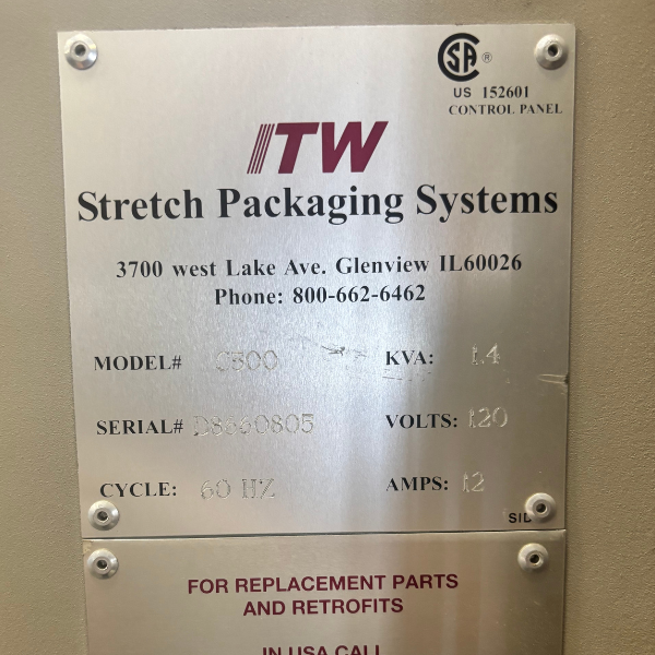 ITW Mima C500 Cobra Rotary Wrapper - Label